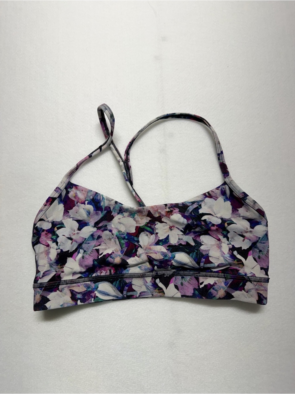 lululemon athletica Floral Sports Bra — Purple, Pink, White, Black 6